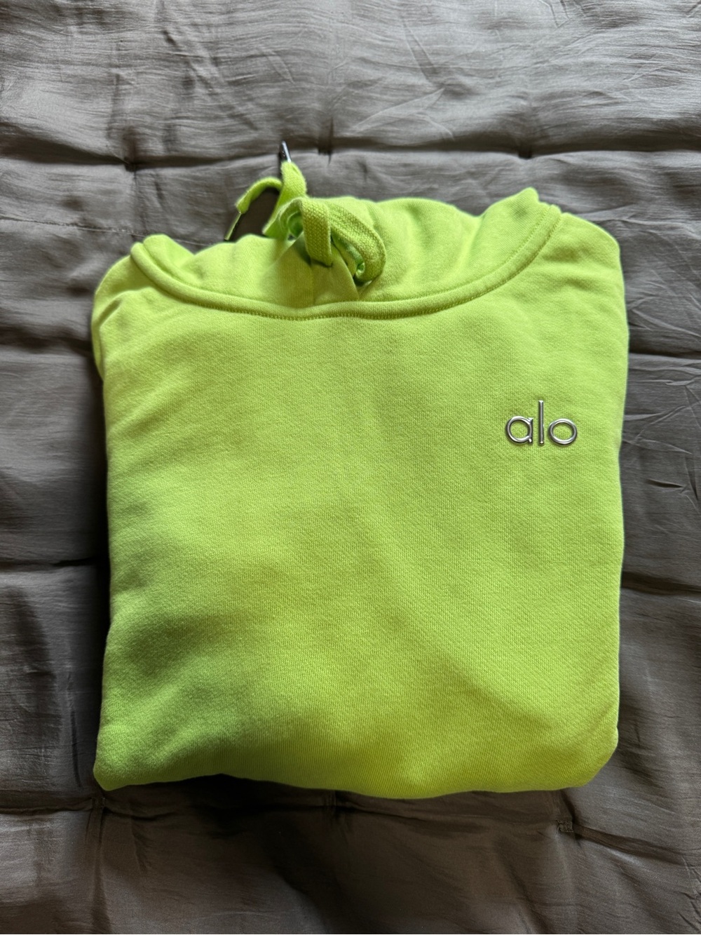 Alo Accolade Green Apple Hoodie